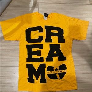 Wu-Tang Yellow “Cream” shirt Vintage 2007